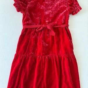 Crewcuts Red Velvet Kids Formal Dress